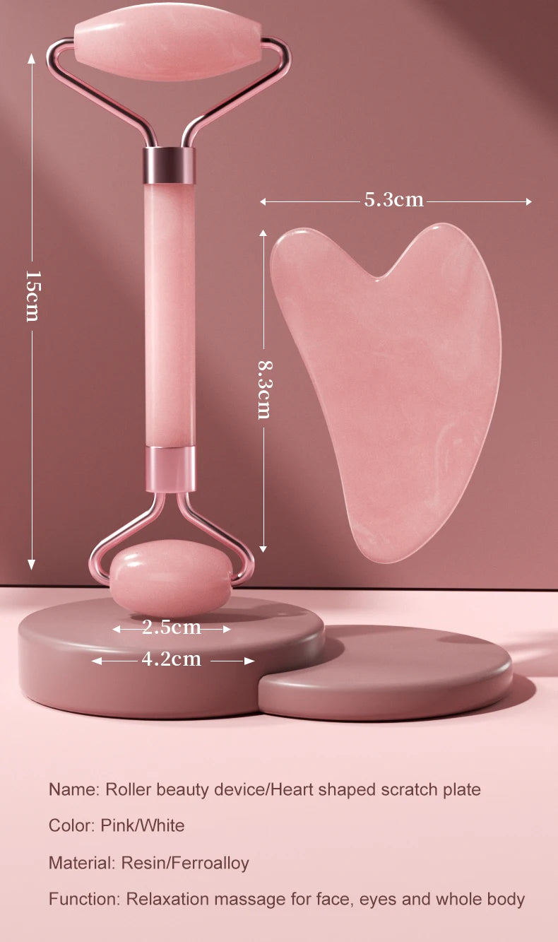 Jade Roller & Gua sha set