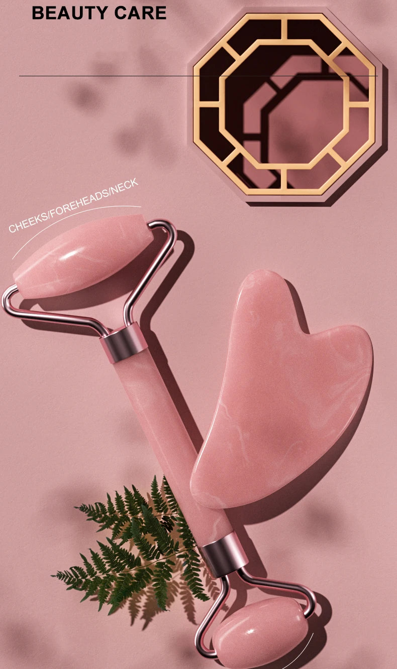 Jade Roller & Gua sha set