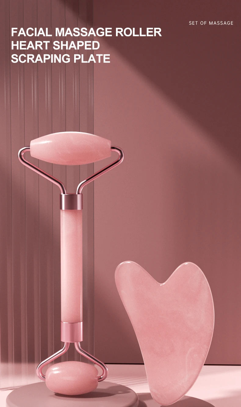 Jade Roller & Gua sha set