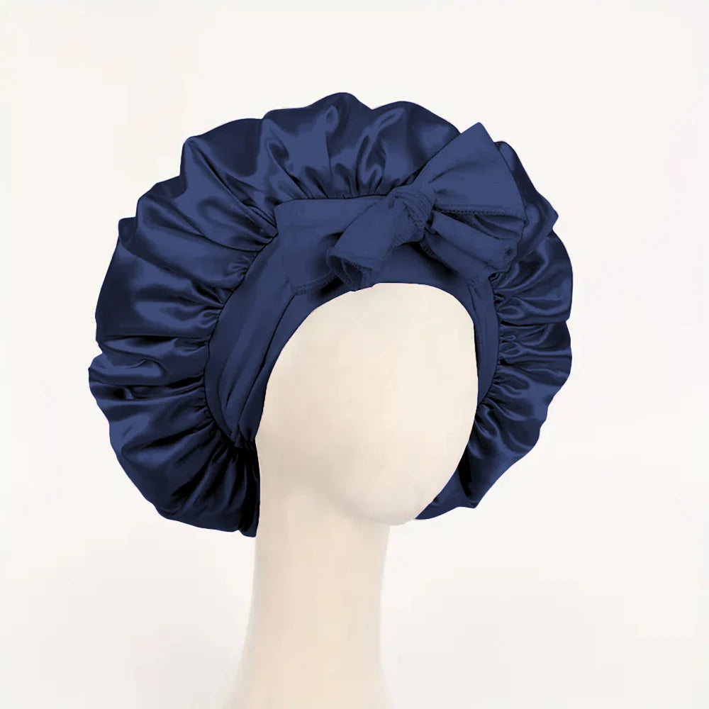 Adjustable Satin Sleep Bonnet