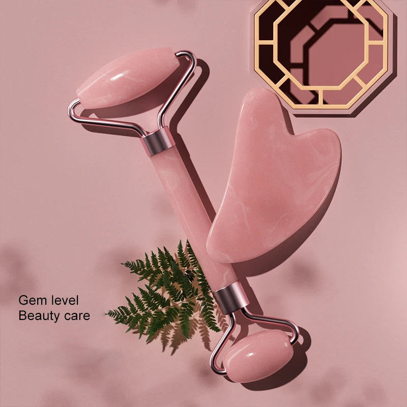 Jade Roller & Gua sha set