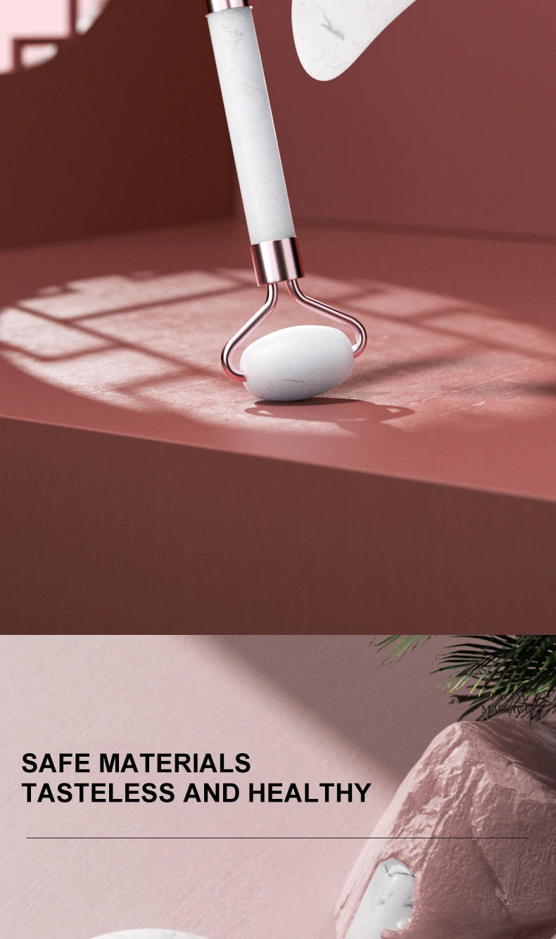 Jade Roller & Gua sha set