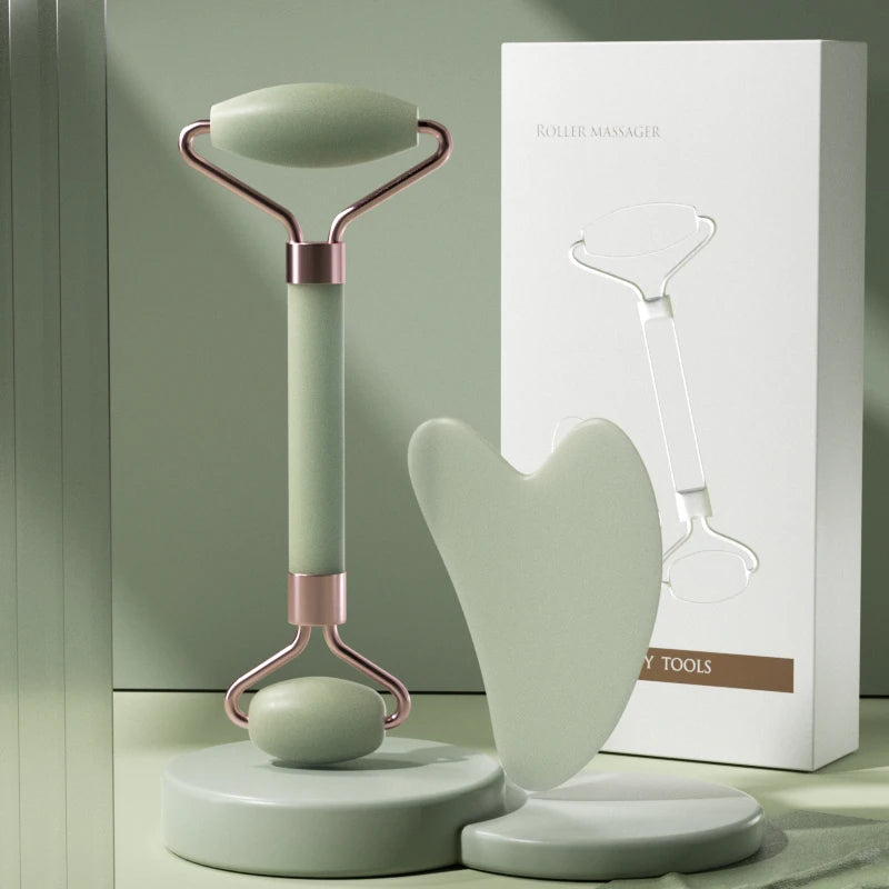 Jade Roller & Gua sha set