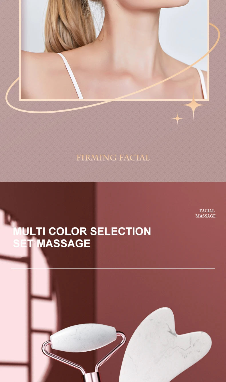 Jade Roller & Gua sha set