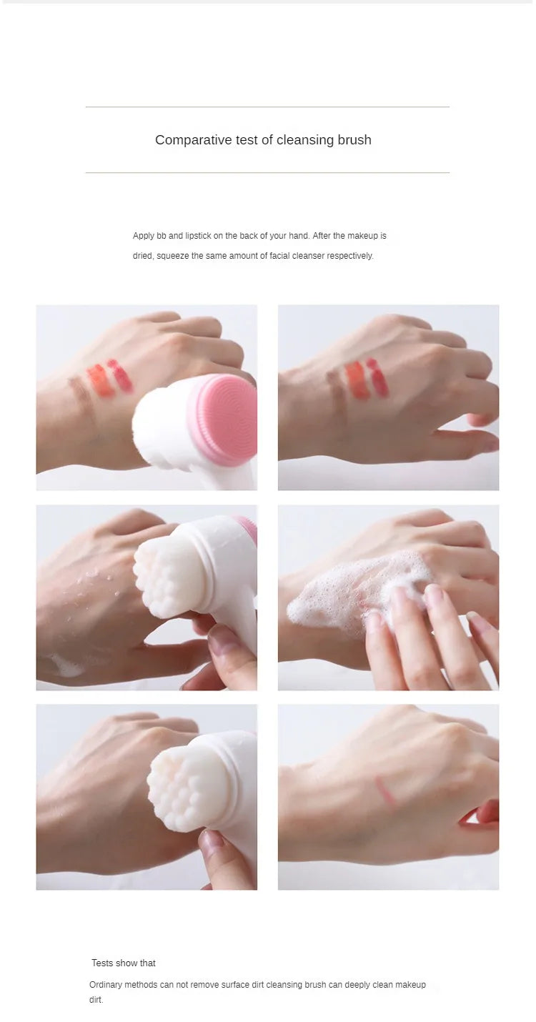Silicone Facial Cleansing Brush.