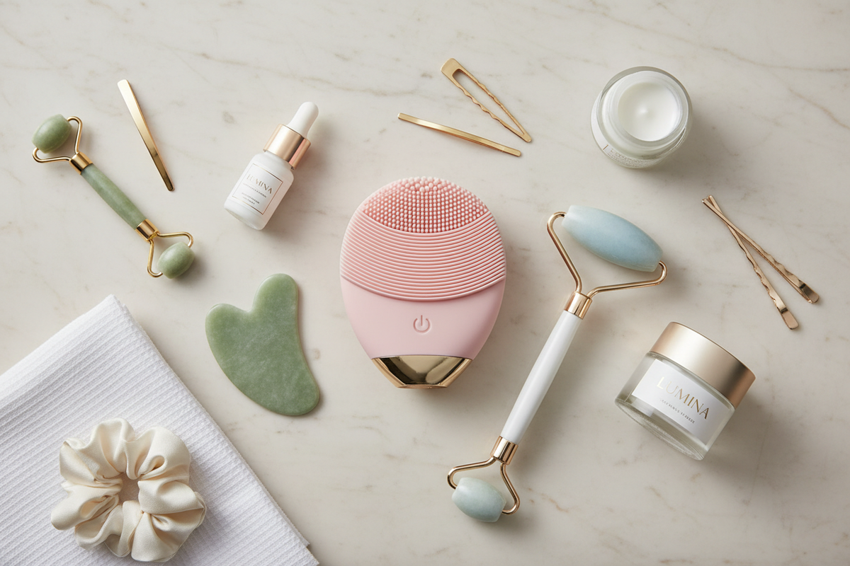 Luxury Beauty Flat Lay